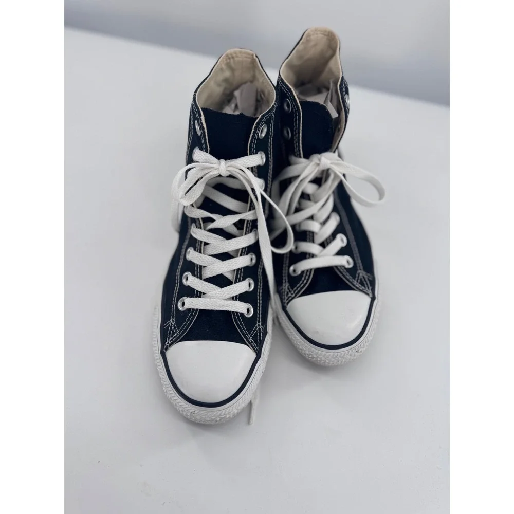 Converse Chuck Taylor All Star High Top Mens 9 Womens 11 Black Sneakers M9160 - Picture 4 of 11